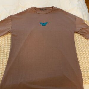 Oversized butterfly t shirt